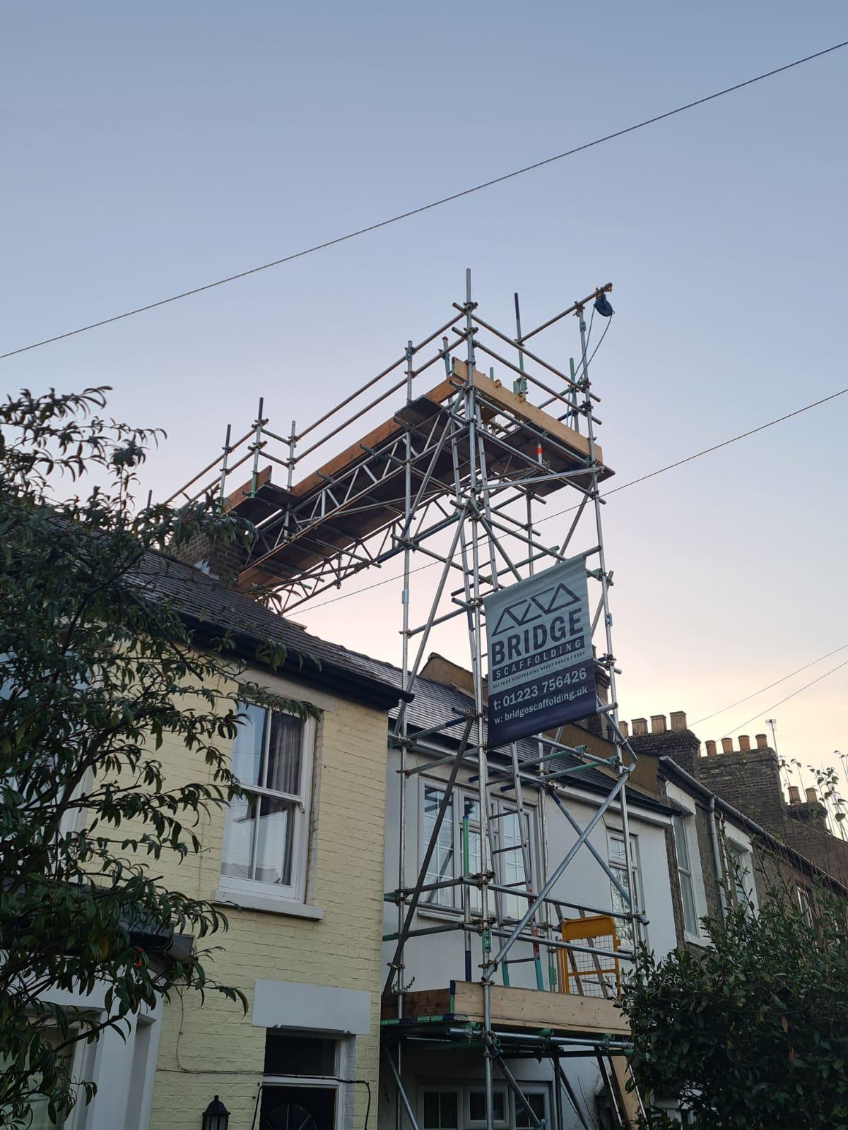 Chimney Access - Bridge Scaffolding Cambridge