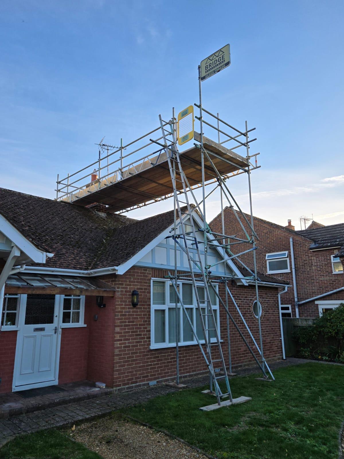 Chimney Access - Bridge Scaffolding Cambridge