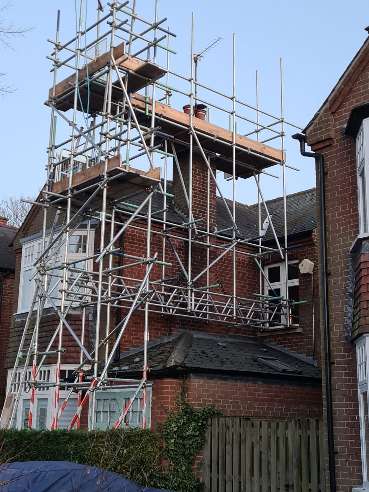 Chimney Access - Bridge Scaffolding Cambridge