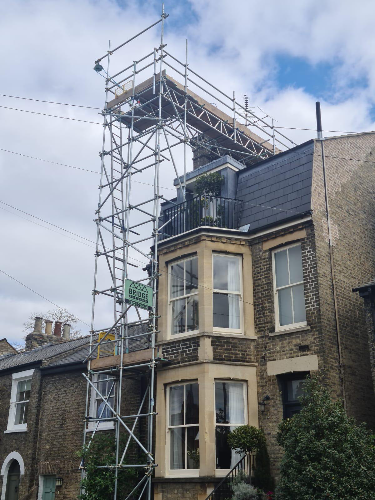 Chimney Access - Bridge Scaffolding Cambridge