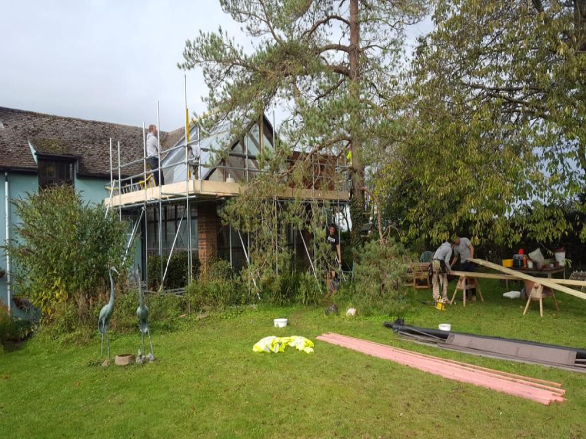 Scaffolding Over Conservatories Company in Cambridge